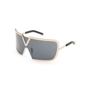 Valentino Garavani VLS-120A-146 Oversized 90mm grey Shield Sunglasses